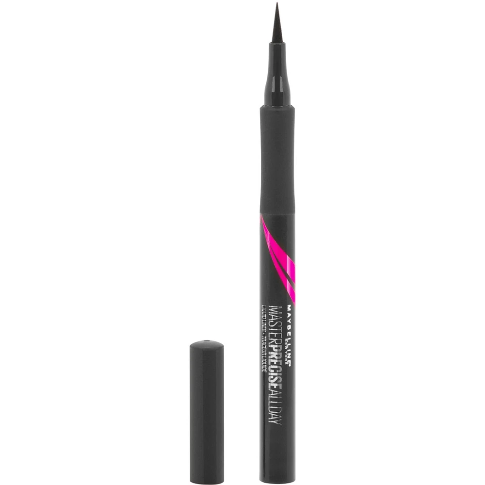 Traceur liquide Eyestudio Master Precise Maybelline New York, Hydrofuge et anti-bavures, Tenue longue durée jusqu’à 12 h, Trait précis et défini