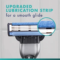 Cartouches de rechange Gillette Mach3, 12 cartouches de rasoir, cartouches de rechange pour hommes avec bande lubrifiante, 3 lames de rasoir pour un rasage de près