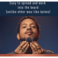 King C. Gillette Beard Softener, beard balm with argan oil for beard softening and deep conditioning, 3.4oz