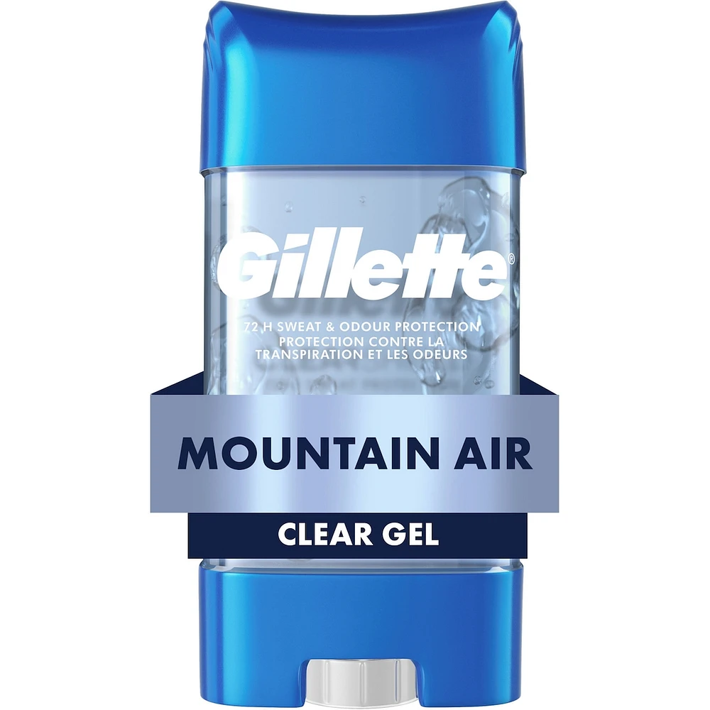Antisudorifique et désodorisant en gel transparent pour hommes