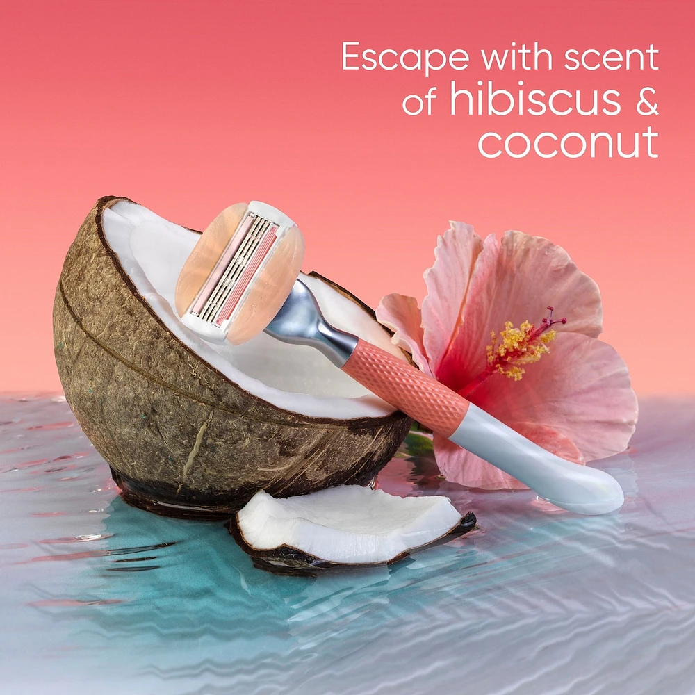 Venus Miami Sunset Comfortglide, Women's Razor Refills, 6 ct