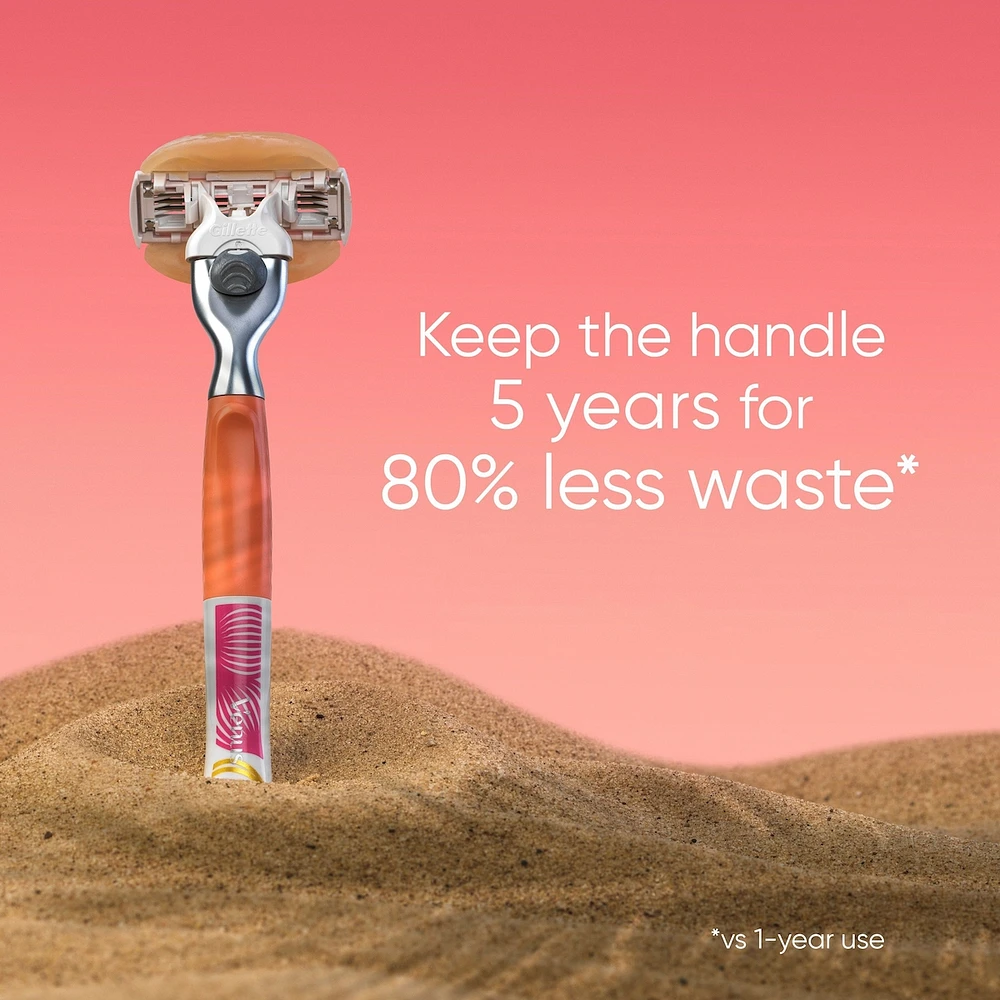 Venus Miami Sunset Comfortglide, Women's Razor Refills, 6 ct