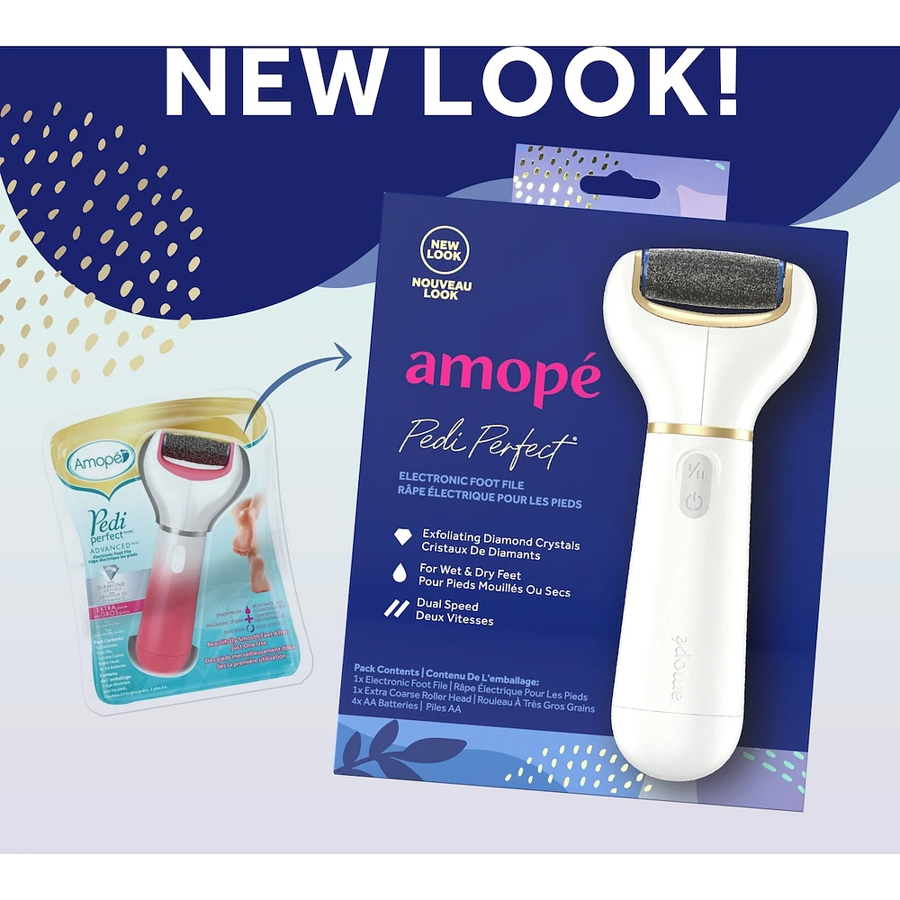 Amope® Pedi Perfect™ Advanced Electronic Foot File