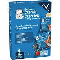 Baby Cereal Wheat Banana Strawberry Sachet