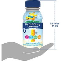PediaSure Complete Reduced Sugar, 33% Less Sugar, Nutritional Supplement, 4 X 235 ml, Vanilla, 940 ml