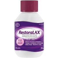 RestoraLAX Powder Laxative, Effective Relief, No Taste, No Grit, No Gas, No Bloating, No Cramps, Doses