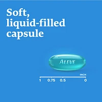 ALEVE Pain Relief Liquid Gels, Strength to Last Up to 12 Hours, Naproxen Sodium 220mg