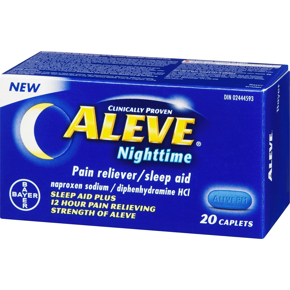ALEVE Nighttime, Pain Reliever and Sleep Aid, Naproxen Sodium
