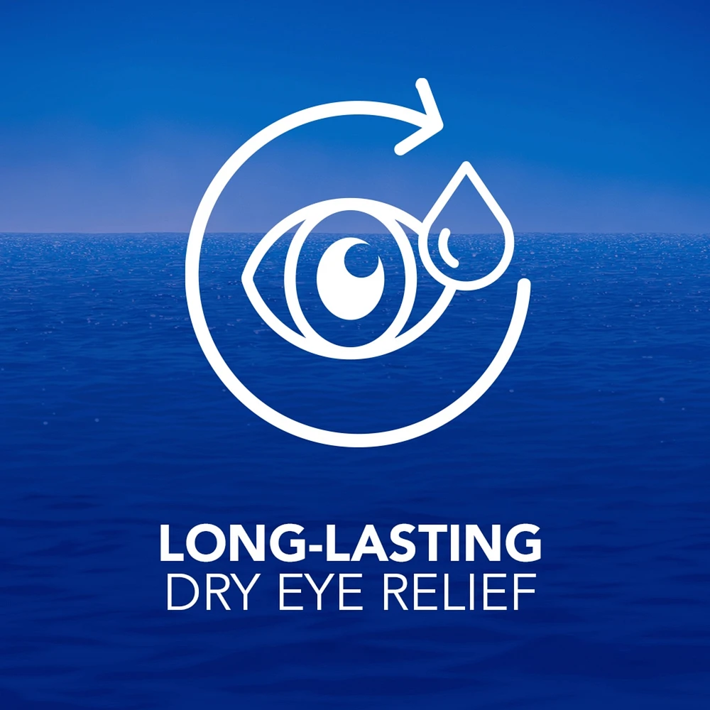 hydraSense Advanced Eye Drops, For Dry Eyes, Preservative Free, Naturally Sourced Lubricant, With Provitamin B5