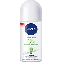 NIVEA Fresh Pure 0% Aluminum 48H Roll-On Deodorant (50 mL)