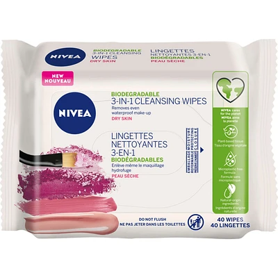 Lingettes Nettoyantes 3-en-1 Biodégradables