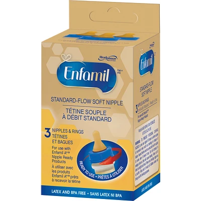 TÉTINE SOUPLE  À DÉBIT STANDARD Enfamil
