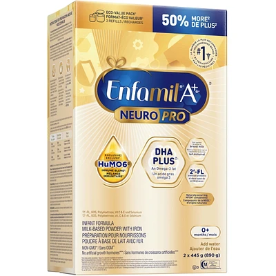 NeuroPro™, Baby Formula, 0-12 months, Powder Refill