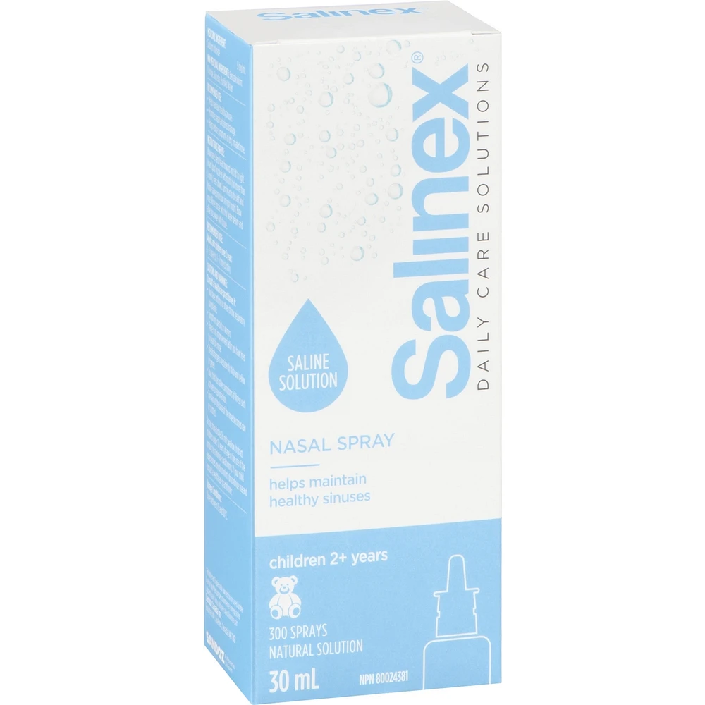 Nasal Spray, Saline Solution for Children 2+ years