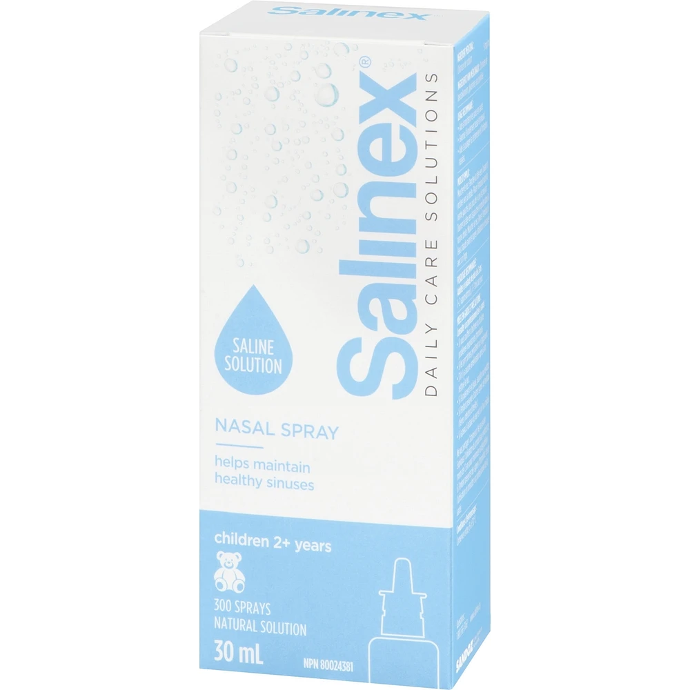 Nasal Spray, Saline Solution for Children 2+ years