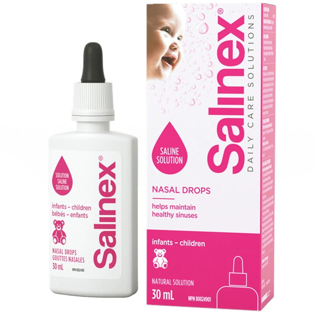 Gouttes Nasales, Solution Saline bebes / enfants