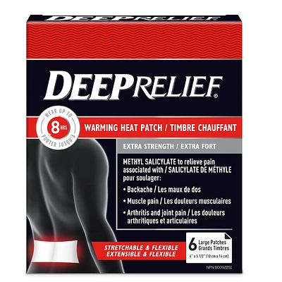Patch anti-douleur chauffant, extra fort, aide à soulager les maux de dos et les douleurs musculaires
