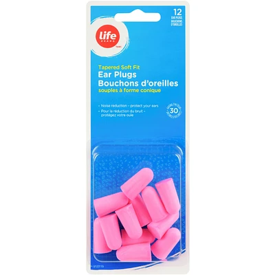 Bouchons d'oreille souples à forme conique