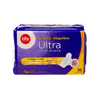 Life Ultra Thin Regular With Flexi-Wings