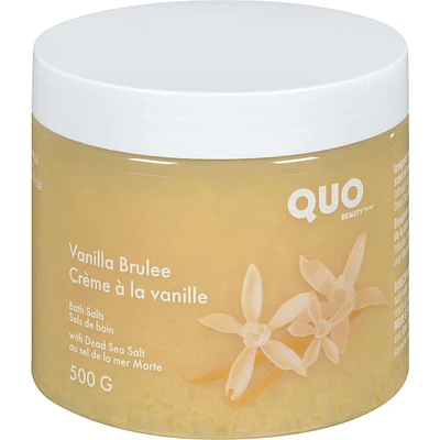 Crème à la vanille Sels de bain - au sel de la mer Morte
