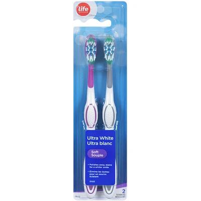 Ultra blanc brosse à dents souple