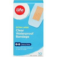 Extra Large Clear Waterproof Bandage, Heavy Duty