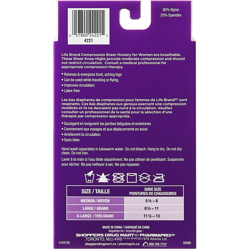 LB Trouser Sock Black Medium -20