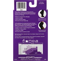 LB Sheer Hosiery Pantyhose Black -20 Compression