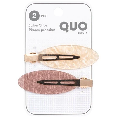 Paquet De 2 Pinces À Cheveux Sans Plis Dorées