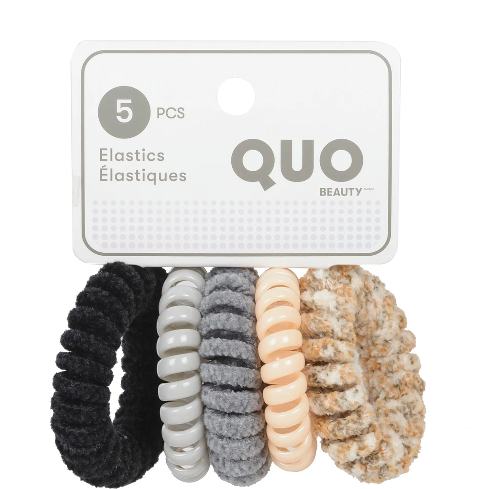 Paquet De 5 Élastiques En Spirale Texturés Qb