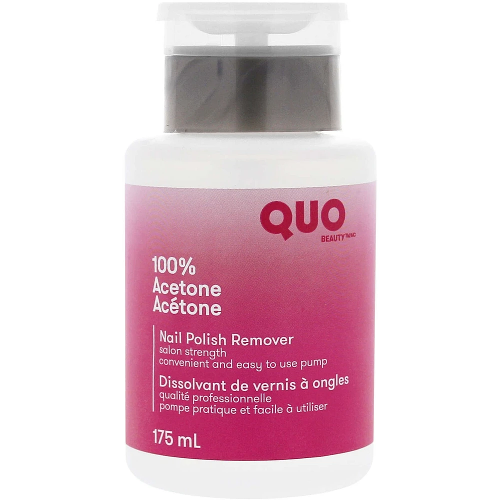 Dissolvant de vernis à ongles 100% acétone avec pompe