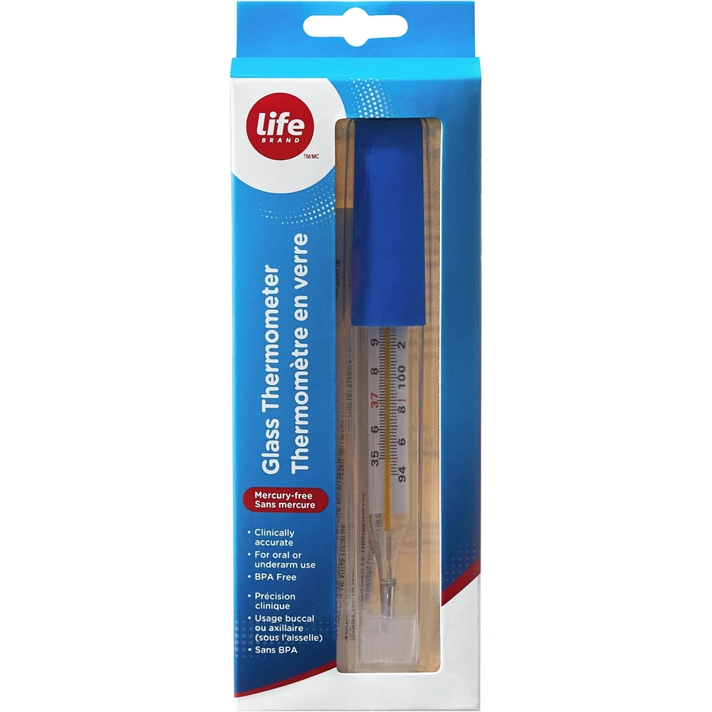 Life Brand™ Glass Thermometer