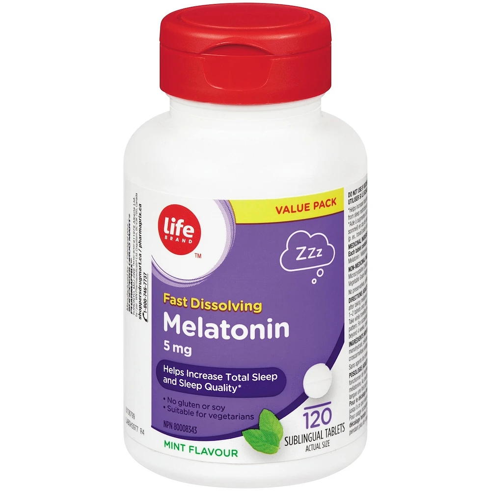 Mélatonine 5mg Dissolution rapide