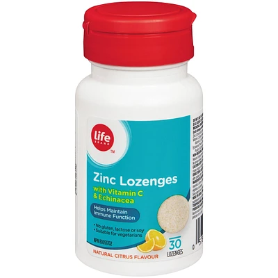 Zinc Lozenges with Vitamin C & Echinacea
