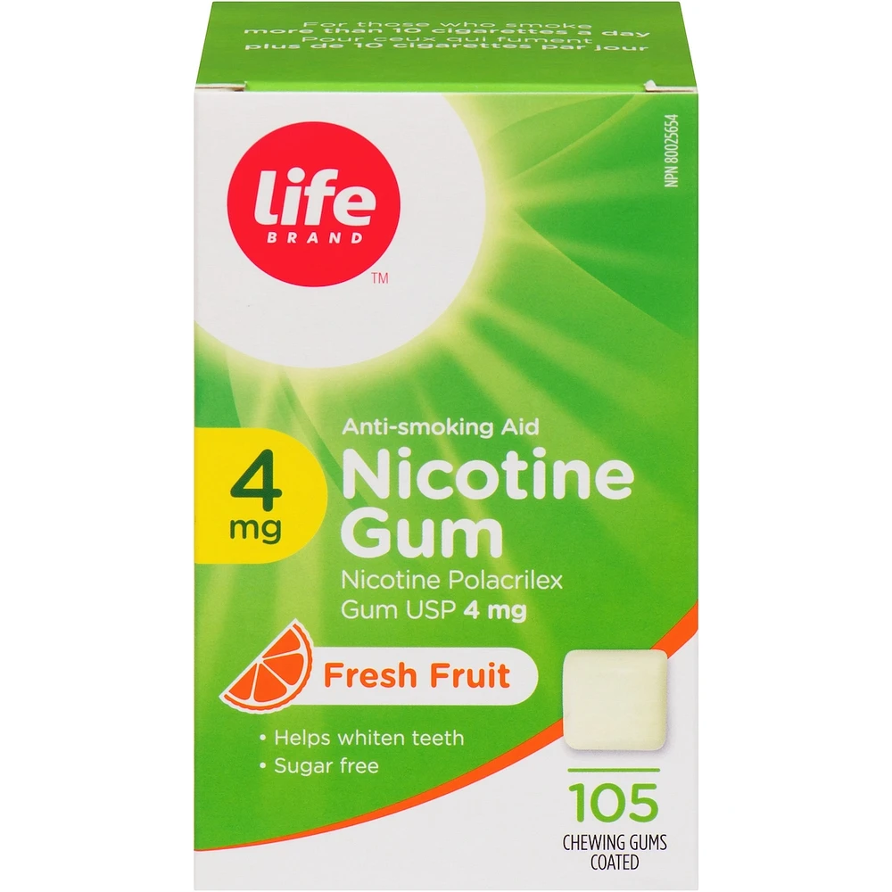 LB Gomme de nicotine Fruit frais 4mg