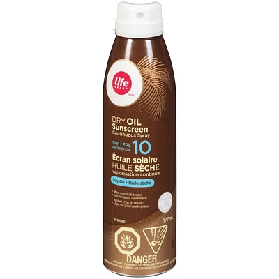 Dry Oil Sunscreen Continuous Spray SPF10