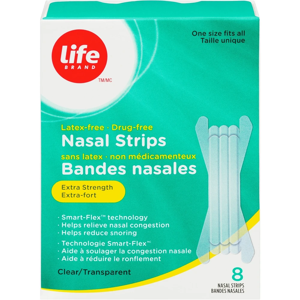 NASAL STRIPS CLEAR Extra Strength