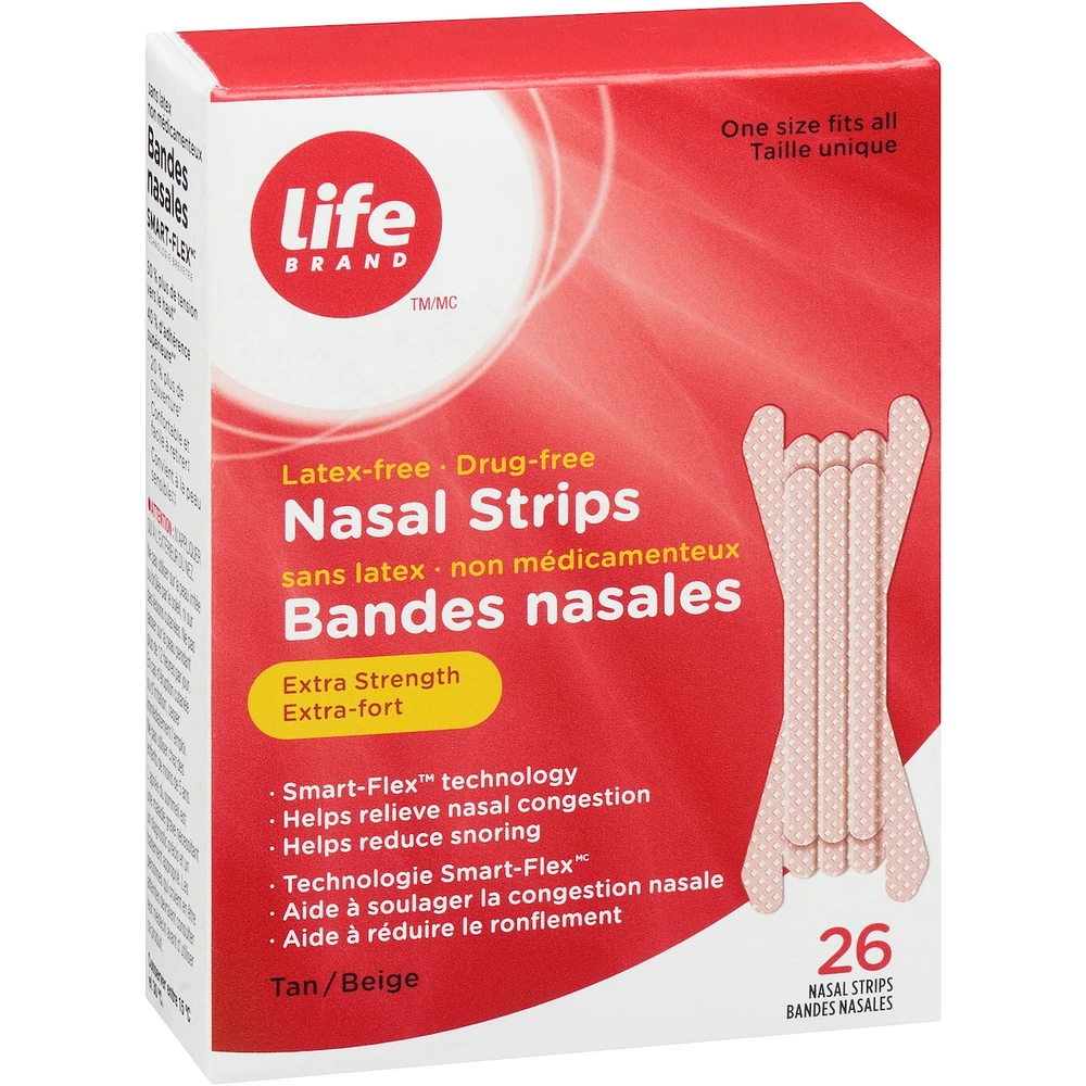 NASAL STRIPS TAN Extra Strength