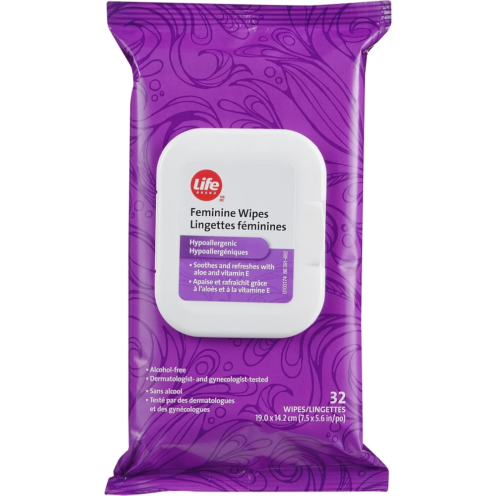 LB lingettes féminines