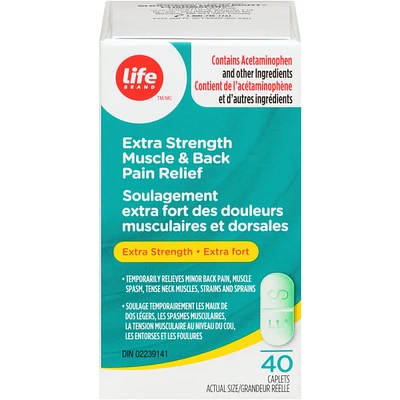 Soulagement extra fort des douleurs musculaires et dorsales