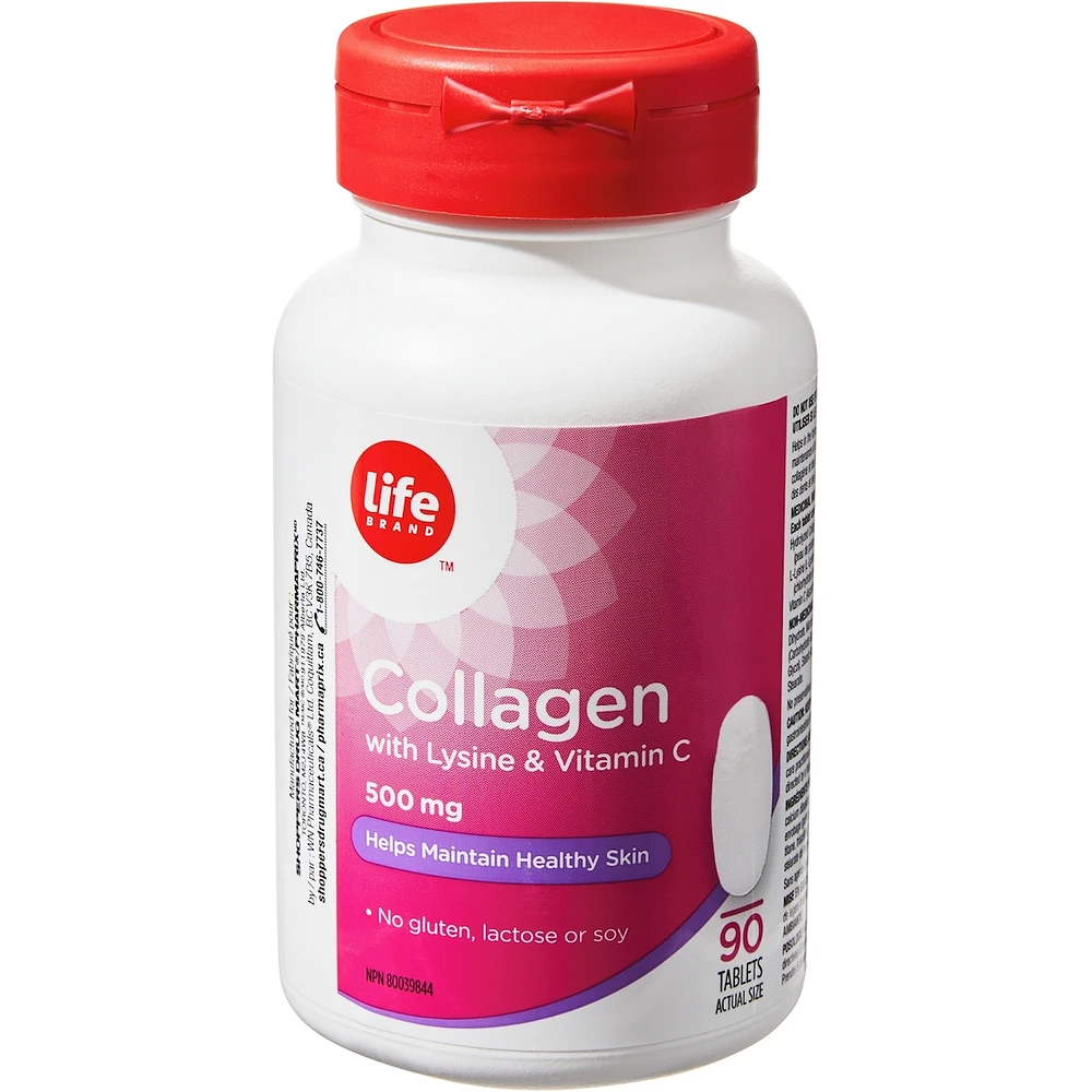 Collagène avec lysine et vitamine C 500 mg