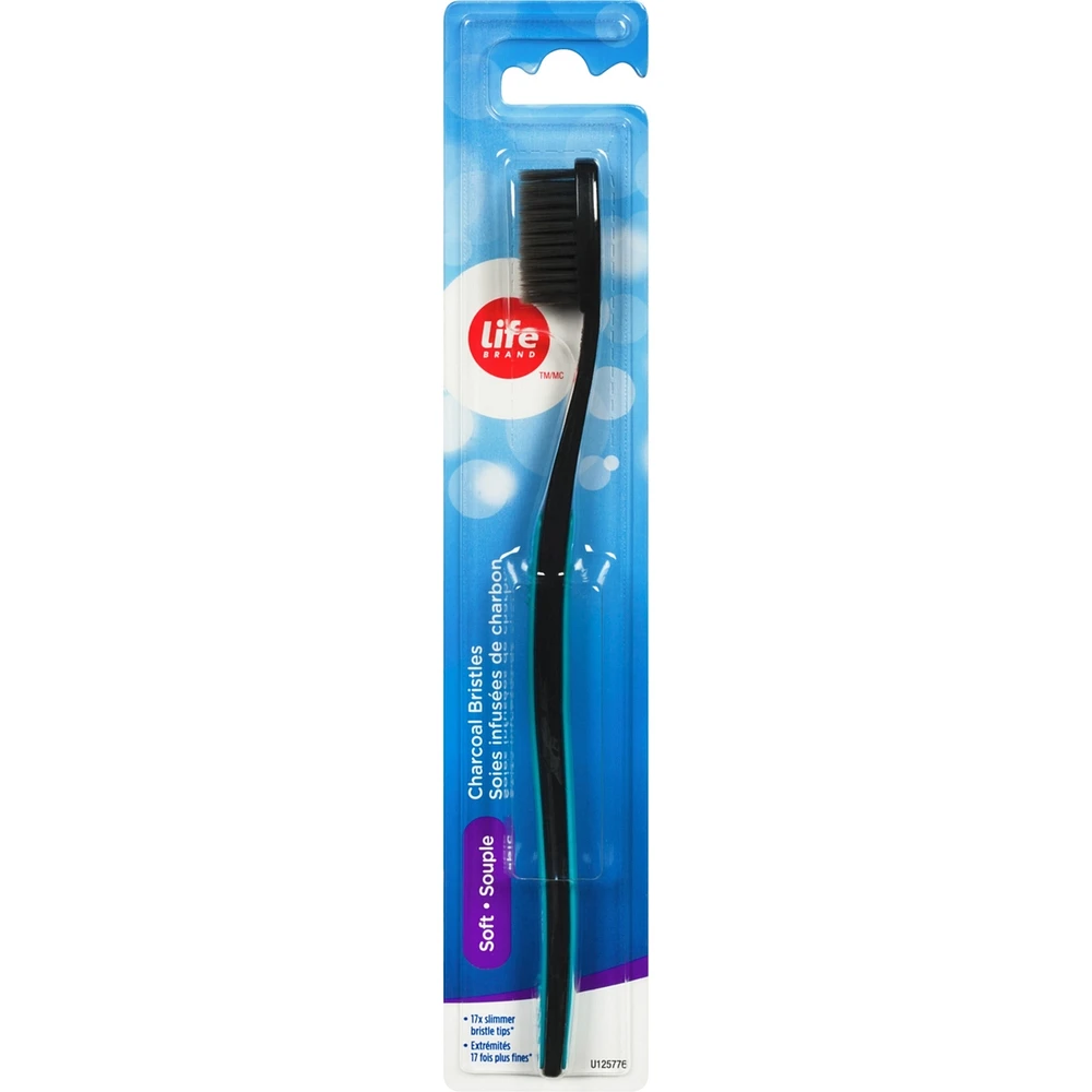 LIFE BROSSE DENTS SOIE CHARBON