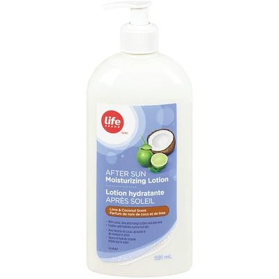 Lotion hydratante après soleil - parfum de noix de coco et de lime