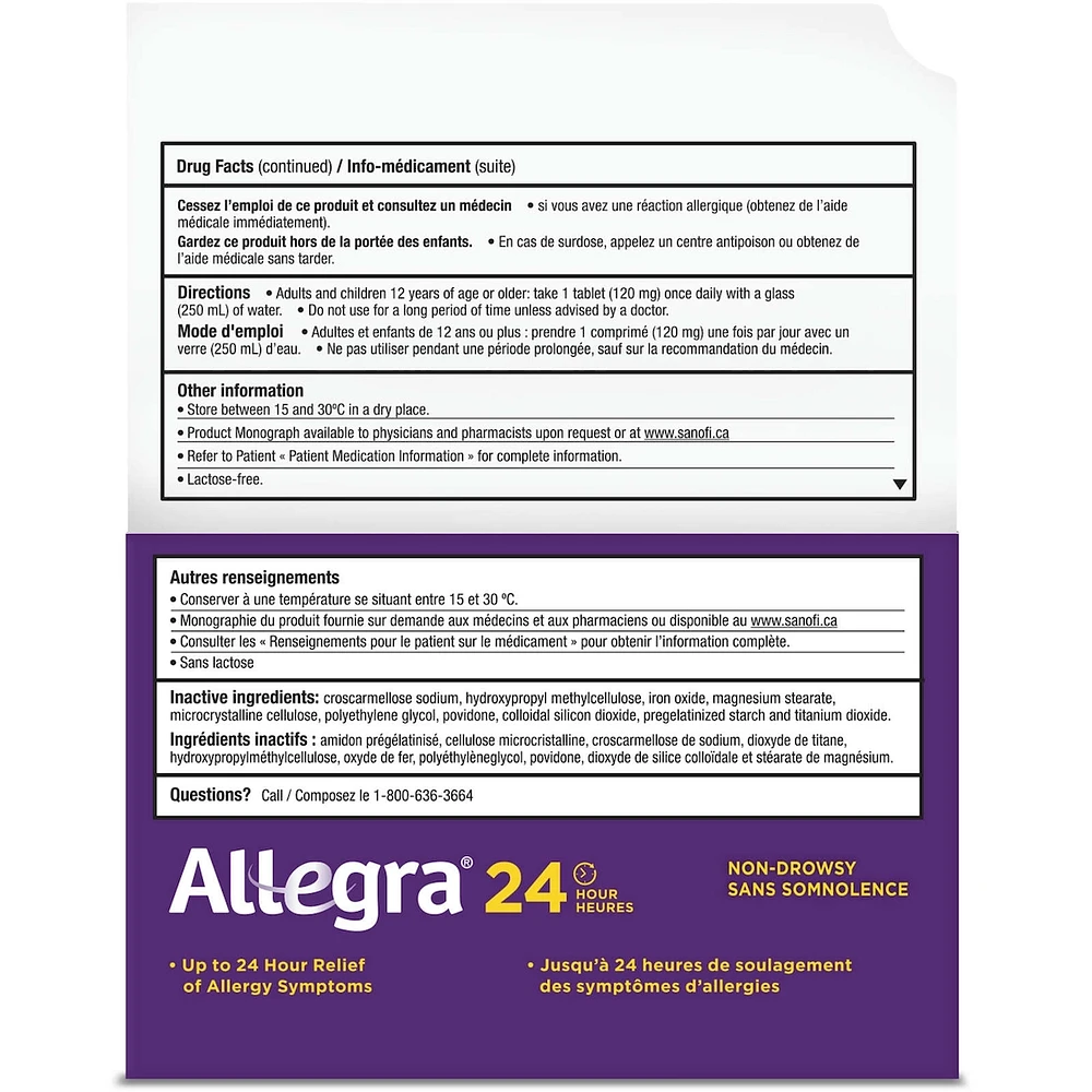 24 Hour Allergy Relief Tablets