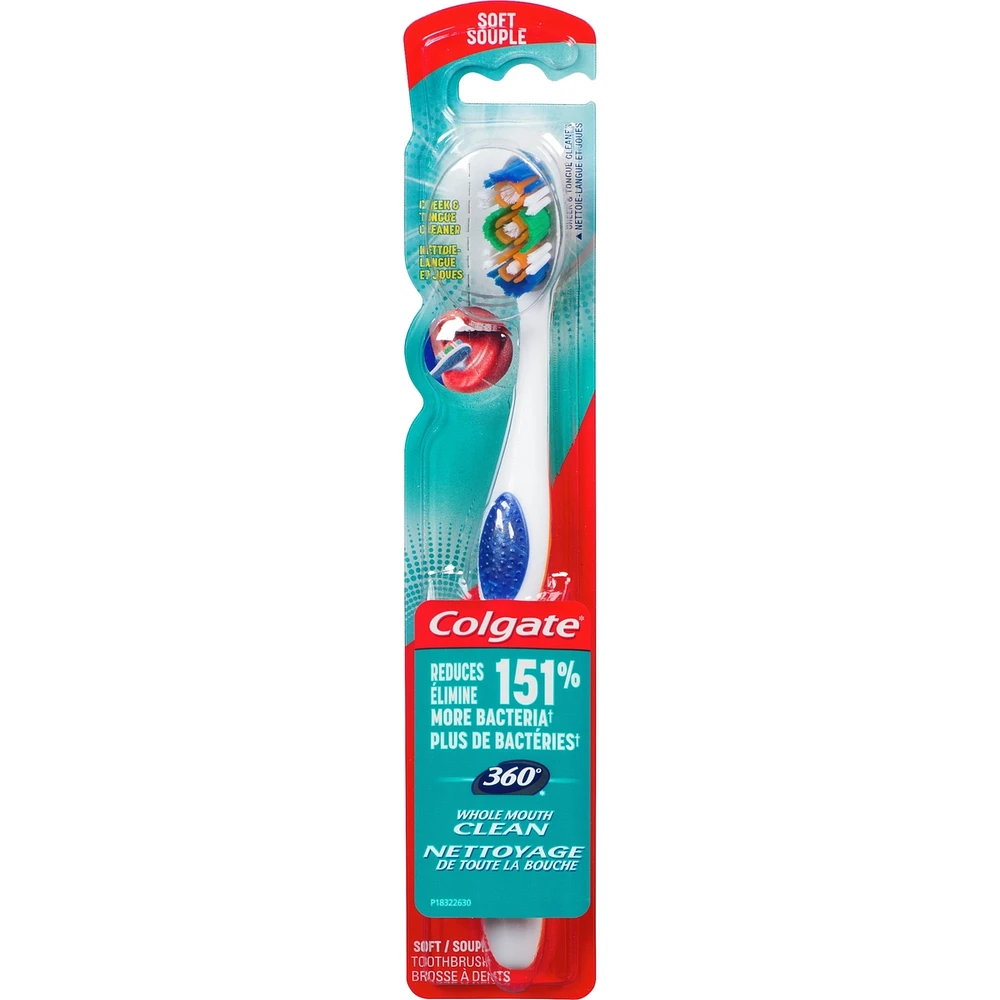 Brosse à dents souple Colgate 360