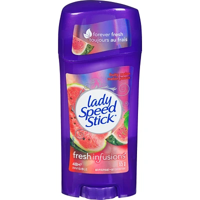Lady Speed Stick Fresh Infusions Antiperspirant Deodorant Invisible Solid