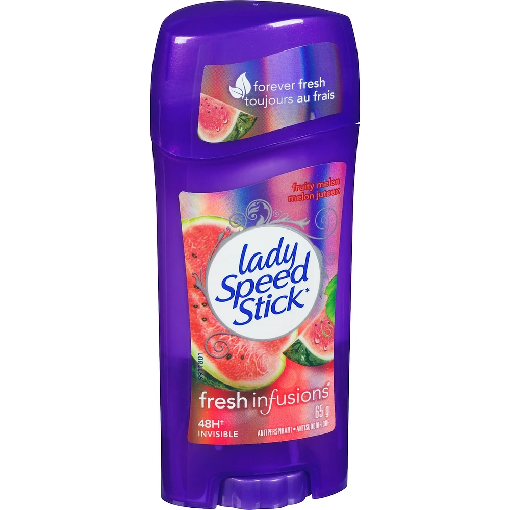 Lady Speed Stick Fresh Infusions Antiperspirant Deodorant Invisible Solid