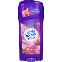 Lady Speed Stick Fresh Infusions Antiperspirant Deodorant Invisible Solid, Cherry Blossom