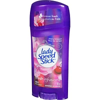 Lady Speed Stick Fresh Infusions Antiperspirant Deodorant Invisible Solid, Cherry Blossom