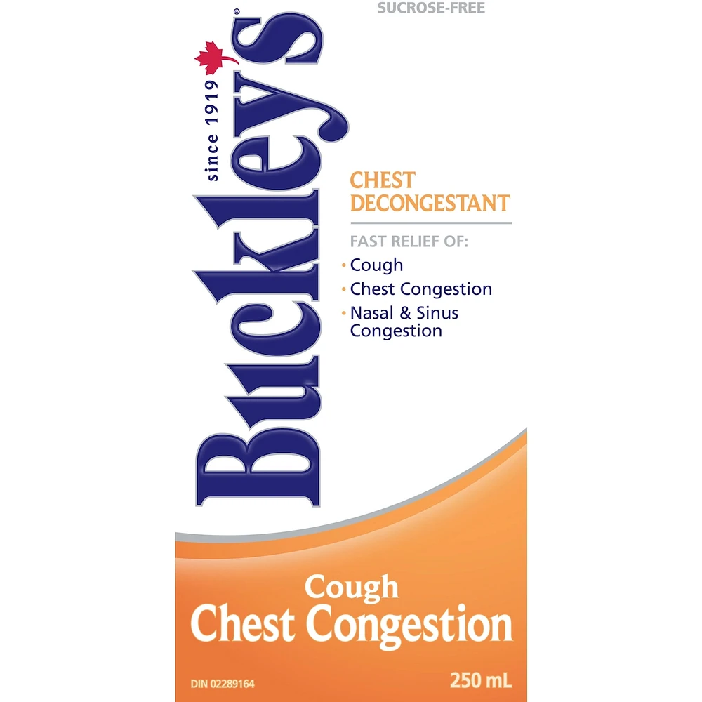 SIROP BUCKLEY'S Toux Décongestionnant Bronchique